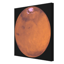 Mars 5 stretched canvas print