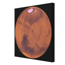 Mars 6 stretched canvas print