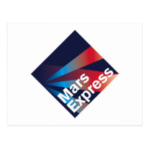Mars Express Mission Patch Post Card