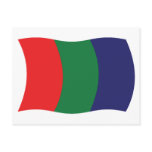 Mars Flag Postcard