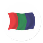 Mars Flag Sticker