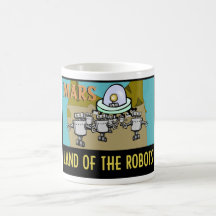 MARS - LAND OF THE ROBOTS MUG