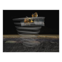 Mars Reconnaissance Orbiter's Radar at Work Photo Print