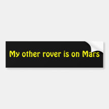 Mars Rover Bumper Stickers