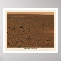 Mars Rover Spirit First Photo 2004