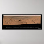 Mars Rover Spirit's Destination:  Columbia Hills Posters