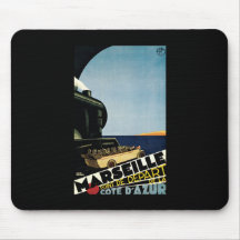 Marseille Cote d Azur Mouse Pad