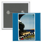 Marseille/Cote d'Azur Vintage Travel Poster Pinback Buttons