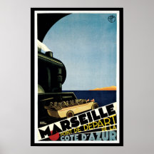 Marseille ~ Point de Depart Poster
