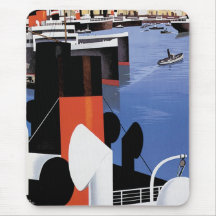 Marseilles Poster Mouse Pad