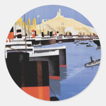 Marseilles Poster Stickers