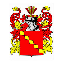 Marshall (English) Coat of Arms Post Card