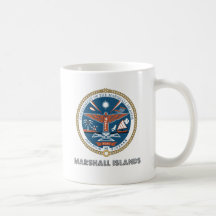 Marshall Islands Coat of Arms Coffee Mugs