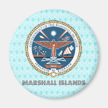 Marshall Islands Coat of Arms Fridge Magnet