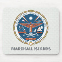 Marshall Islands Coat of Arms Mouse Pads