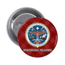 Marshall Islands Coat of Arms Pinback Button