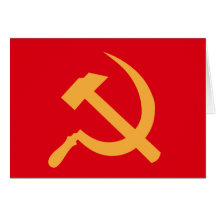 marteau et faucille de l'URSS de cccp Carte De Vœux