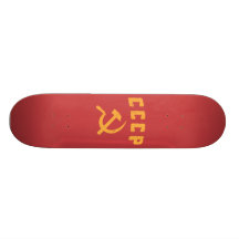 marteau vintage et faucille de l'URSS de Russe de  Skateboards Personnalisables