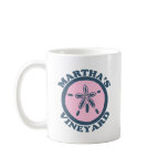 Martha's Vineyard "Sand Dollar" Design. Coffee Mugs