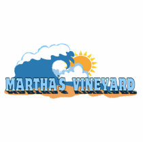 Martha's Vineyard "Waves" Design. Photo Cutout