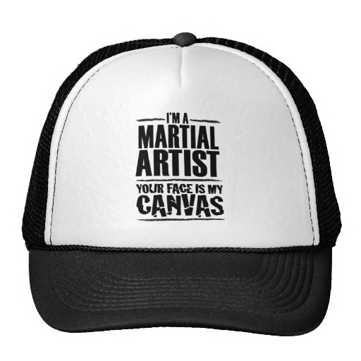 Martial Artist – Your face is my canvas Mesh Hat