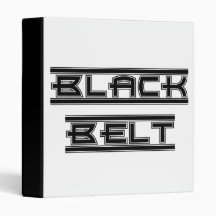 Martial Arts Black Belt Binder