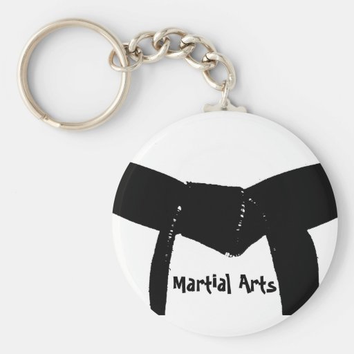 Martial Arts Black Belt Keychain
