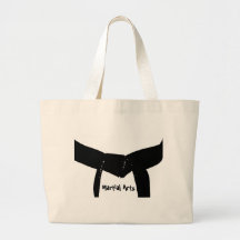Martial Arts Black Belt Tote Bag