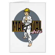 Martial Arts Boy Cards