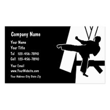 Martial Arts Business Card