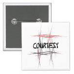 Martial Arts Courtesy Pinback Buttons