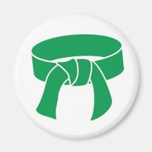 Martial Arts Green Belt Magnet