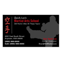 Martial Arts / Karate Business Card