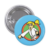 Martial Arts Party Kid 1 Button
