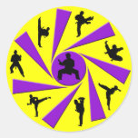 MARTIAL ARTS ROUND STICKER
