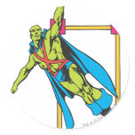 Martian Manhunter Soars stickers