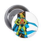 Martian Manhunter & Space Backdrop buttons