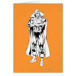 Martian Manhunter Standing Outline cards