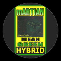 MARTIAN MEAN GREEN HYBRID stickers