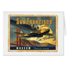 Martin 130 Flying Boat Greeting Card
