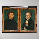 Martin Luther, Katharina von Bora, c.1526 Poster