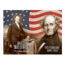 Martin Van Buren  - 8th President of the U.S. Post Card
