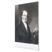 Martin Van Buren, engraved by E. Wellmore (engravi Gallery Wrap Canvas