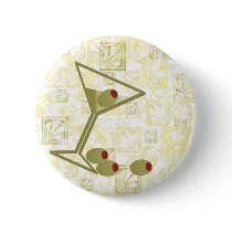 Martini and Olives Button