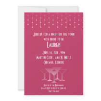 Martini Bachelorette Party Invitations
