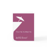 Martini Bridal Shower Invitation cards