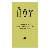 Martini Elements Calling Card Business Card