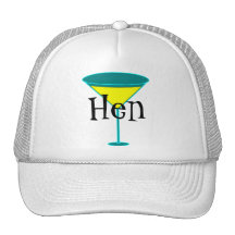 Martini Glasses Hen Hat