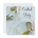 Martini Glasses Martini Cocktail Party invitations