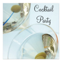 Martini Glasses Martini Cocktail Party Invite